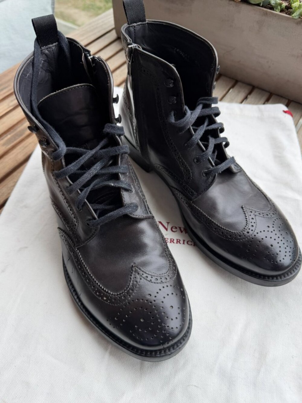 To Boot New York Mens Brogue Boots Size 8.5 EU 43
